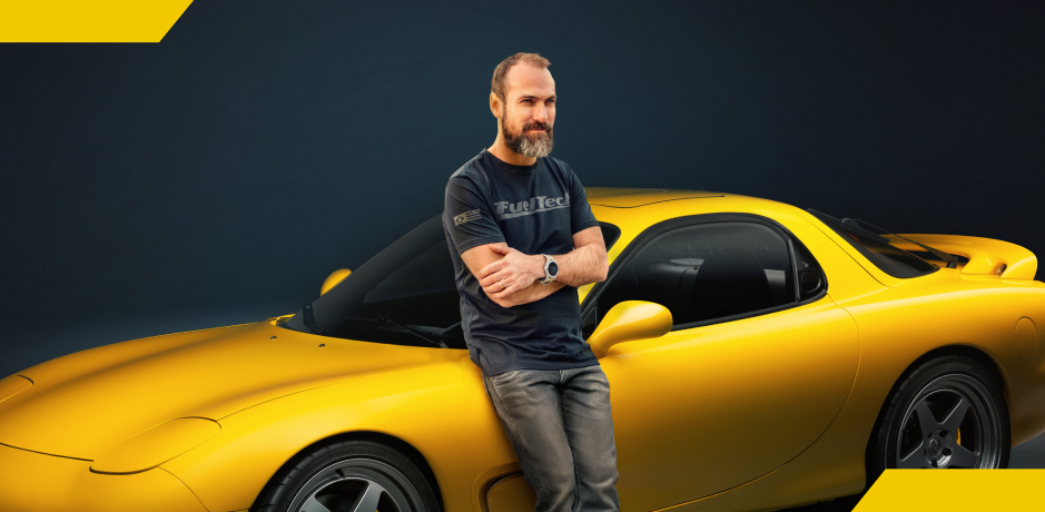 Anderson Dick com MAZDA RX7